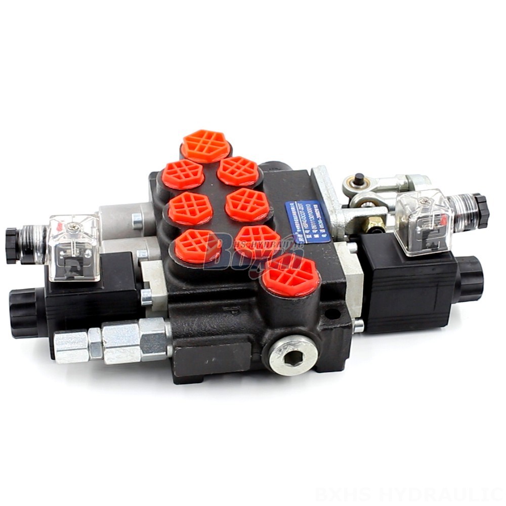 P40 Solenoid and Joystick 3 Spool Monoblock Directional Valve - Manufacturer and Global Supplier main image